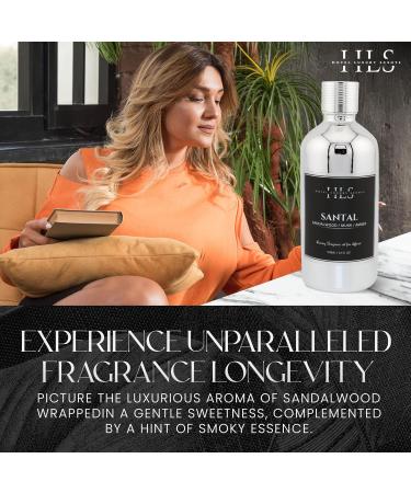 Santal Essential Oil for Diffuser Luxury Sandalwood & Musk Blend (3.4 Fl Oz) - Made in USA Aromatherapy Oil - Buy Online on GoSupps.com