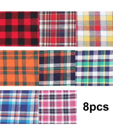 Dog Bandana VIPITH 8 Pack Plaid Bibs Scarf Washable Reversible Adjustable Triangle Dog Scarf Bow Ties for Pets and Cats (Random Color) Christmas - Buy Online on GoSupps.com