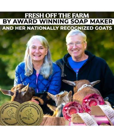 Buy Honey Sweetie Acres Cherry Almond Goat Milk Soap - All Natural 5 Oz Handmade Moisturizer | International Shipping Available - Buy Online on GoSupps.com