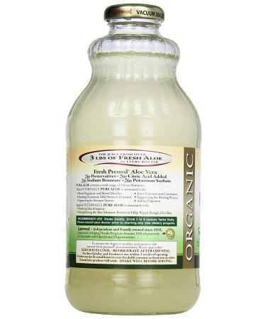 Lakewood Organic Aloe Juice - Fresh Pressed Inner Fillet - 32 oz - Buy Online on GoSupps.com