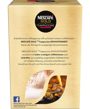 NESCAF Gold Typ Cappuccino Decaffeinated - Sticks (4 x 10 x 12.5g) - Buy Online on GoSupps.com