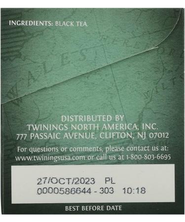 Twinings Prince of Wales Tea - 20 Bags (1.41 oz) for Premium Flavor - Buy Online on GoSupps.com