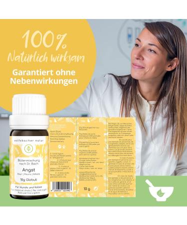Buy Wolfsbacher Nature Fear-Free Bach Flowers for Dogs & Cats | 1200 Natural Calming Globules | Anti-Stress Remedy According to Dr. Bach | 10g - Buy Online on GoSupps.com
