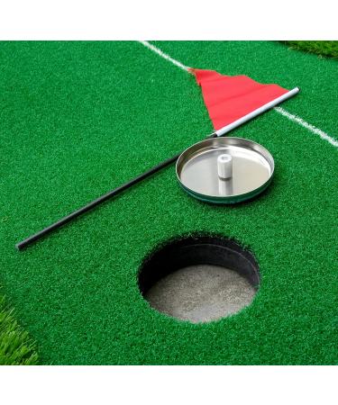 Mini Golf Cup and Flags - Red Replacement Set for Putting Green - 1pcs - Buy Online on GoSupps.com