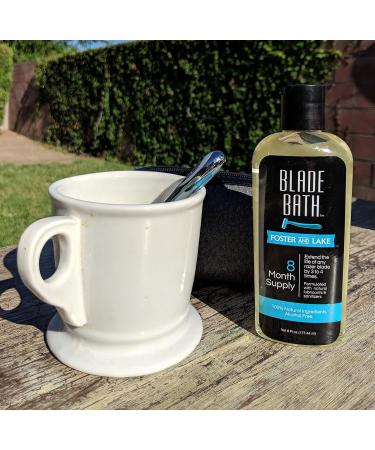 Blade Bath 6 oz - Extend Razor Blade Life & Improve Shaving Experience - Buy Online on GoSupps.com