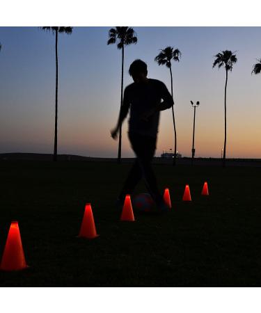 GoSports LED Light Up Sports Cones (6 Pack)  9 Inch - Buy Online on GoSupps.com