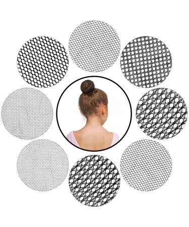 8 Pieces Ballet Hair Bun Cover for Girls Ballet  InvisibleBallet Hair Net s for Bun  Dance Hair Cover  Hair Nets for Bun for Women Ballet Girls (Natural Style)