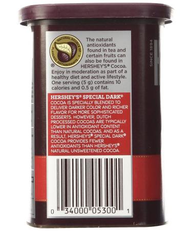 Hershey's Special Dark Cocoa 8-Ounce Container - Pack of 3 | Rich Flavor | Quality Ingredients - Buy Online on GoSupps.com