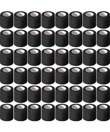 48 Pack Self Adhesive Wrap Bandages Bulk 2 Inch x 5 Yard Breathable Athletic Tape Self Adherent Cohesive Bandage Tape for Sports Injuries Treatment First Aid Tape Vet Wrap for Pets (Black) - Buy Online on GoSupps.com