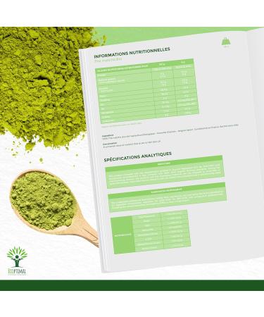 Matcha Tea Powder - Powerful Antioxidant - Japanese Premium Quality - Green Food Coloring - Kitchen and Infusion - Made in J - Buy Online on GoSupps.com