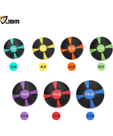 JBM Blue 2LB Medicine Ball for Strength Training and Cardio Workouts - Buy Online on GoSupps.com