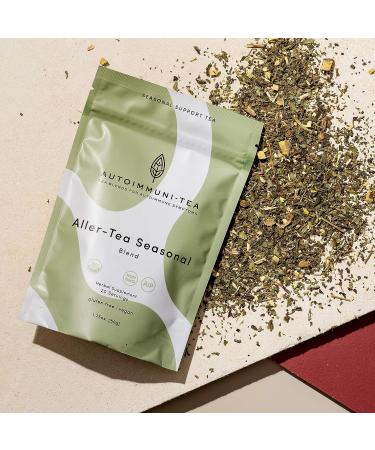 AIP Tea Allergy & Sinus Relief - Seasonal Support, Autoimmune Protocol Diet, Whole30 & Paleo-Friendly - Nettle, Dandelion, Lemon Balm - Buy Online on GoSupps.com