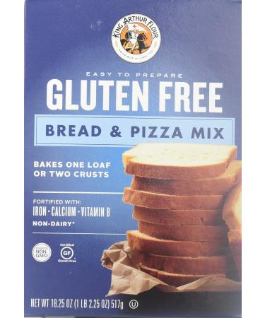 King Arthur Flour Bread + Pizza Mix Gluten Free 18.25 oz (517 g)