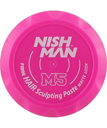 Nishman Hair Styling Series - Fiber Matte Wax M5 (100ml) | International Shipping Available - Buy Online on GoSupps.com