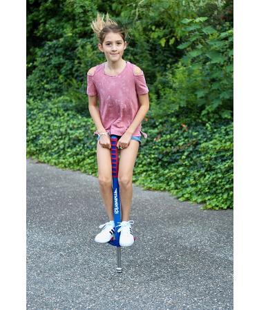 Flybar Foam Maverick Pogo Stick for Kids Ages 5+ | 40-80 lbs | By The Original Pogo Stick Co. | Red/Blue - Buy Online on GoSupps.com