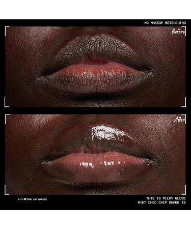 NYX This Is Milky Gloss Lip Gloss- Mint Chocolate Chip Shake | Vegan, 12 Hour Hydration | Mint Green Scented - Buy Online on GoSupps.com