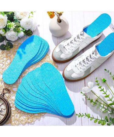 Blue Disposable Breathable Shoe Insoles - 50 Pairs for Men and Women - Odor and Sweat Absorption - Ideal for Hiking, Running, and Sports Shoes - Buy Online on GoSupps.com