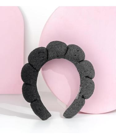 Brushworks Black Cloud Beauty Headband - Soft & Stylish Hair Wrap - Buy Online on GoSupps.com