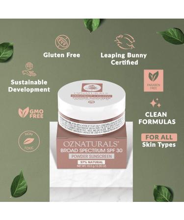  OZNaturals Protect Plus Glow Powder Sunscreen SPF 30 OZNaturals for Unisex 0.35 oz Sunscreen - Buy Online on GoSupps.com