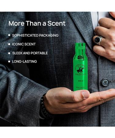 Beverly Hills Polo Club Body Spray for Men - BHPC Bold - Classic Luxurious & Long Lasting Cologne Scents - Ideal Gift for Him 6oz - Buy Online on GoSupps.com