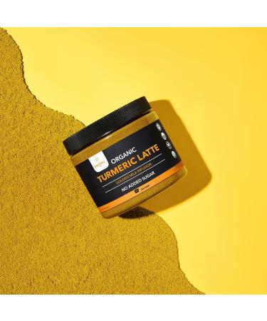 Organic Turmeric Latte Powder USDA Certified No Added Sugar Turmeric Supplement with Ceylon Cinnamon Zealthy Life 45 Servings - Buy Online on GoSupps.com