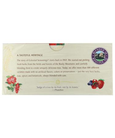 Celestial Seasonings Wild Berry Zinger Tea Bags - 20 ct - Buy Online on GoSupps.com