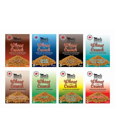 Wheat Crunch (Variety Pack Organic Vegan Nut Free Snack 160g Pkg of 16) Variety Pack 160 g (Pack of 14)
