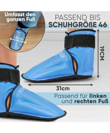ICEHOF Cooling Boots - Gentle Fabric Therapy Shoes for Chemo & Rheumatism Relief | Unisex Gel Cold Therapy Socks - Buy Online on GoSupps.com