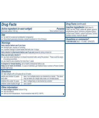 Phillips' Stool Softener Old Packaging 90 Count - Buy Online on GoSupps.com