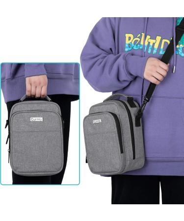 Curmio Insulin Travel Bag - Gray Insulin Cooling Bag for Diabetics | Ideal for Medication & Accessories - Buy Online on GoSupps.com