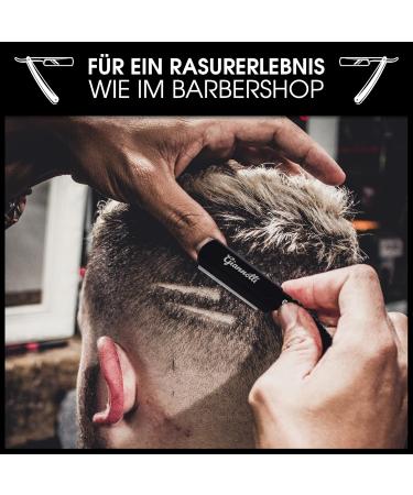 Giannotti Barber Knife Set - High-Quality Stainless Steel Razor for Men & Women | Traditional Wet Shaving | Foldable Design No Razor Planer Non-Electric - Buy Online on GoSupps.com
