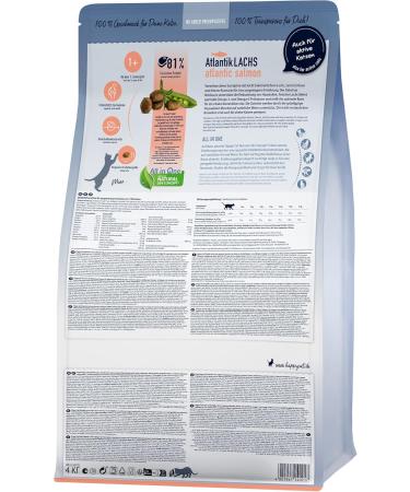 Happy Cat Culinary Adult Atlantic Salmon - 10 kg Dry Cat Food for Adult Cats | Premium Nutrition & Hangover Relief - Buy Online on GoSupps.com