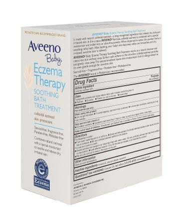 AVEENO Baby Fragrance Free Soothing Bath Treatment Packets 5 ea (Pack of 3) - Gentle Relief for Sensitive Skin - Buy Online on GoSupps.com