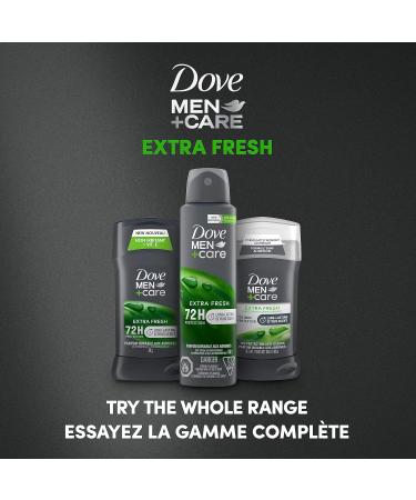 Dove Men + Care Non-Irritant 72H Antiperspirant Deodorant with Vitamin E and 1/4 Moisturizers Extra Fresh 76 g 2 pack - Buy Online on GoSupps.com