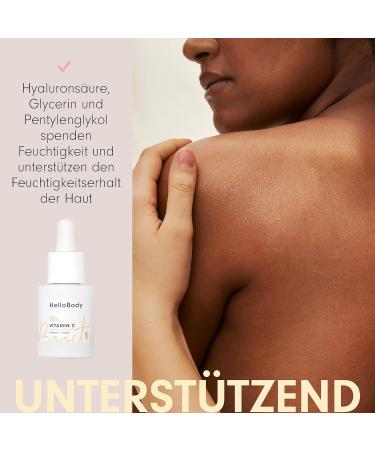  HelloBody HelloBody 10% Vitamin C Booster (15ml) - Revitalizing and Protective Vitamin C Serum with Hyaluronic Acid - Facial Care Booster for Mixing - Buy Online on GoSupps.com