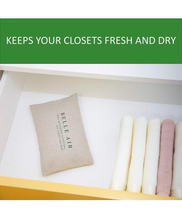 Belle Air 100% Activated Charcoal Air Purifying Bags Odor Absorber - 6x More Effective - Removes Odors, Toxins, Excess Moisture in Homes, Cars, Fridges - Buy Online on GoSupps.com