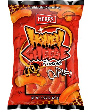 Herr's Honey Cheese Curls, 2.375 Ounce (Pack of 20)