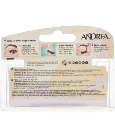 Andrea False Eyelashes Strip Lash Style 52 Black 0.02 ounces - Buy Online on GoSupps.com