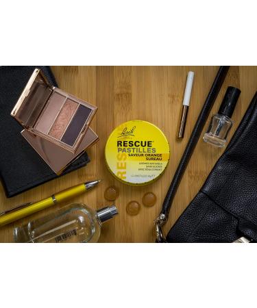 RESCUE Pastilles Orange Sureau bien- tre motionnel naturel m lange de 5 Fleurs de Bach Original id al lors de d placement voyage stress du quotidien s r nit port e de main sans sucre bo te de 50g - Buy Online on GoSupps.com
