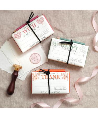 Ministry of Soap With Love Champagne Rose Scented Soap Bar with Gift Note and Pencil to Create Your Own Personalised Gift 200g - Buy Online on GoSupps.com