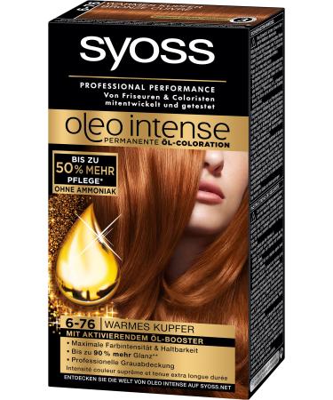 Syoss Oleo Intense dye 6-76 Warmes Kupfer
