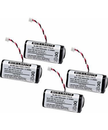 Synergy Digital Replacement Batteries Compatible with Symbol BTRY-LS42RAAOE-01 Replacement (Ni-MH 3.6V 700 mAh) combo-pack includes: 4 x BCS-LS4278 Batteries