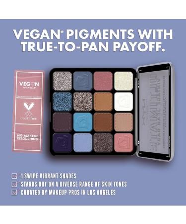 NYX Ultimate Shadow Palette - 16 Vibrant True-To-Pan Eyeshadow Shades - Metallics, Shimmers, Nudes - Vegan - Vintage Jean Baby - Buy Online on GoSupps.com