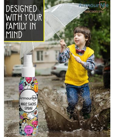 ArmourMe Shoe Spray | Shoe Deodorizer | Shoe Spray Smell Eliminator for Shoes and Sandal | Men & Women Extra Strength Shoe Odor Eliminator | Socks Deodorize (Bubble Gum) - Buy Online on GoSupps.com
