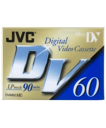 JVC - Digital Video Cassette - M-DV60ME - Blank Mini DV - 90 Mins - 3 Pack