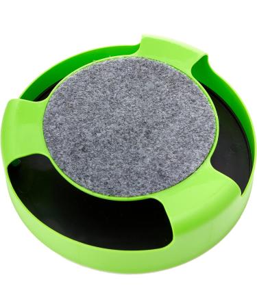 Kingdom Catch the Mouse Cat Toy | Green | Pack of 1 | 26cm x 26cm x 7cm - Buy Online on GoSupps.com