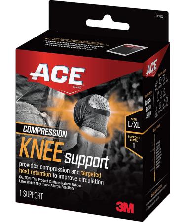 ACE Compression Knee Support Large/X-Large 907002 - Comfortable Knee Brace for Support and Stability - Buy Online on GoSupps.com