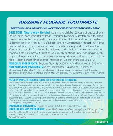 Aquafresh Kids Toothpaste with Fluoride Plaque Remover Fresh Breath and Cavity Protection Mild Mint 90 mL - Buy Online on GoSupps.com