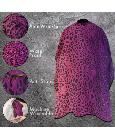 King Midas Empire Unisex Hair Stylist Cape - Waterproof Adjustable Cutting Cape in Purple/Pink - Perfect for Professionals & Home Use - Buy Online on GoSupps.com