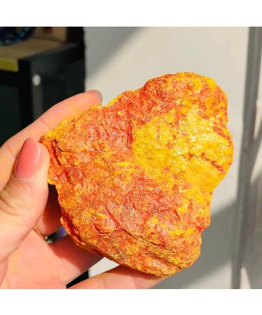 Natural Crystal Rough Beautiful Natural Orpiment Arsenic Sulfide Crystal Specimen (Color : 240-280g) - Buy Online on GoSupps.com
